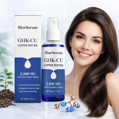 BlueSerum - GHK-Cu peptide pentru sănătatea scalpului și a părului